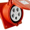 Gniazdo Tablicowe Skosne Cee Silowe 32A 5P 400V 83X90Mm Przemysłowe
