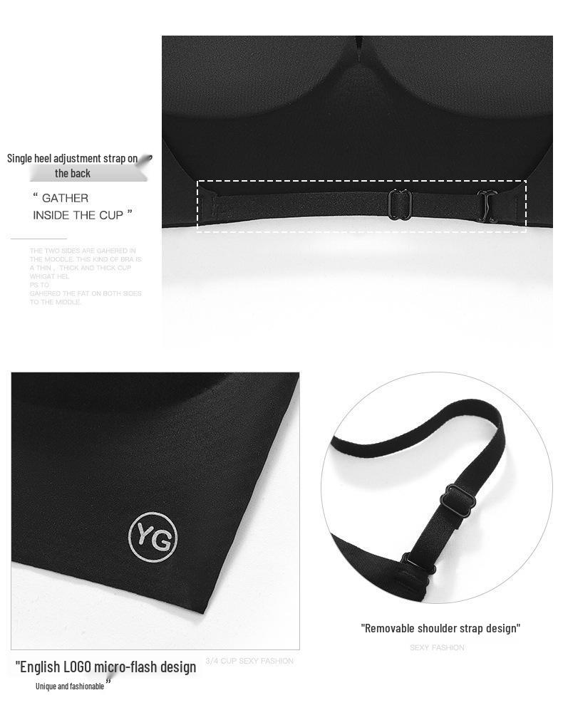 Seamless U-shaped Backless Bra: Stylish Summer Vest with Chest Pads for Women with Small Busts