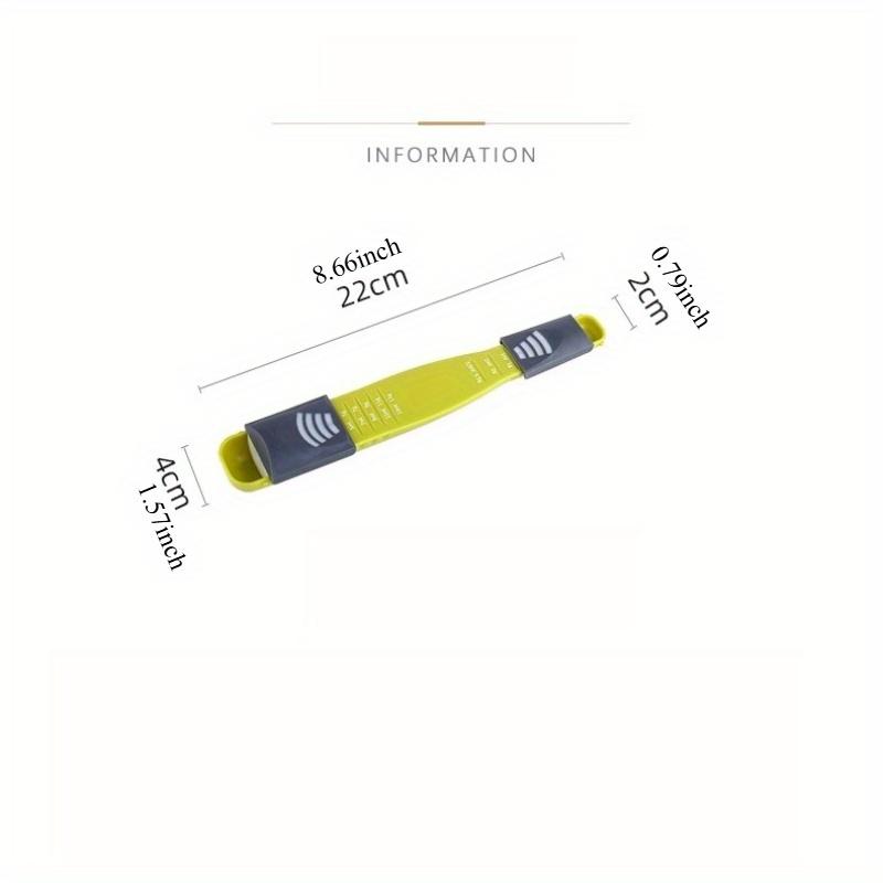 1PC Adjustable Kitchen Scales Measure Cup Double End Eight Stalls Measuring Spoon For Salt Soup Coffee Tea Powder Kitchen Gadgets