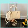 Pu Small Square Handbag For Women With Zipper Closure And Interior Pouch For Daily Use