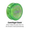 Yomega Original Brain - Pro-grade yo-yo for kids and beginners, featuring an auto-return system. Includes 2 spare strings (Green)