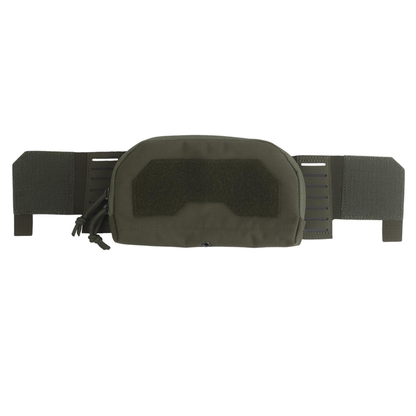 

Storage Bag Front Storage Compact Bag Accessory Pouch for Multi-Caliber Triple Mag Pouch Airsoft Vest Plate Carrier Accessory темно-зелений колір