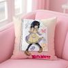 Watamote K-Kuroki T-Tomoko Cushion Cover Linen Pillowcase Cover Soft Decor For Sofa Home Room