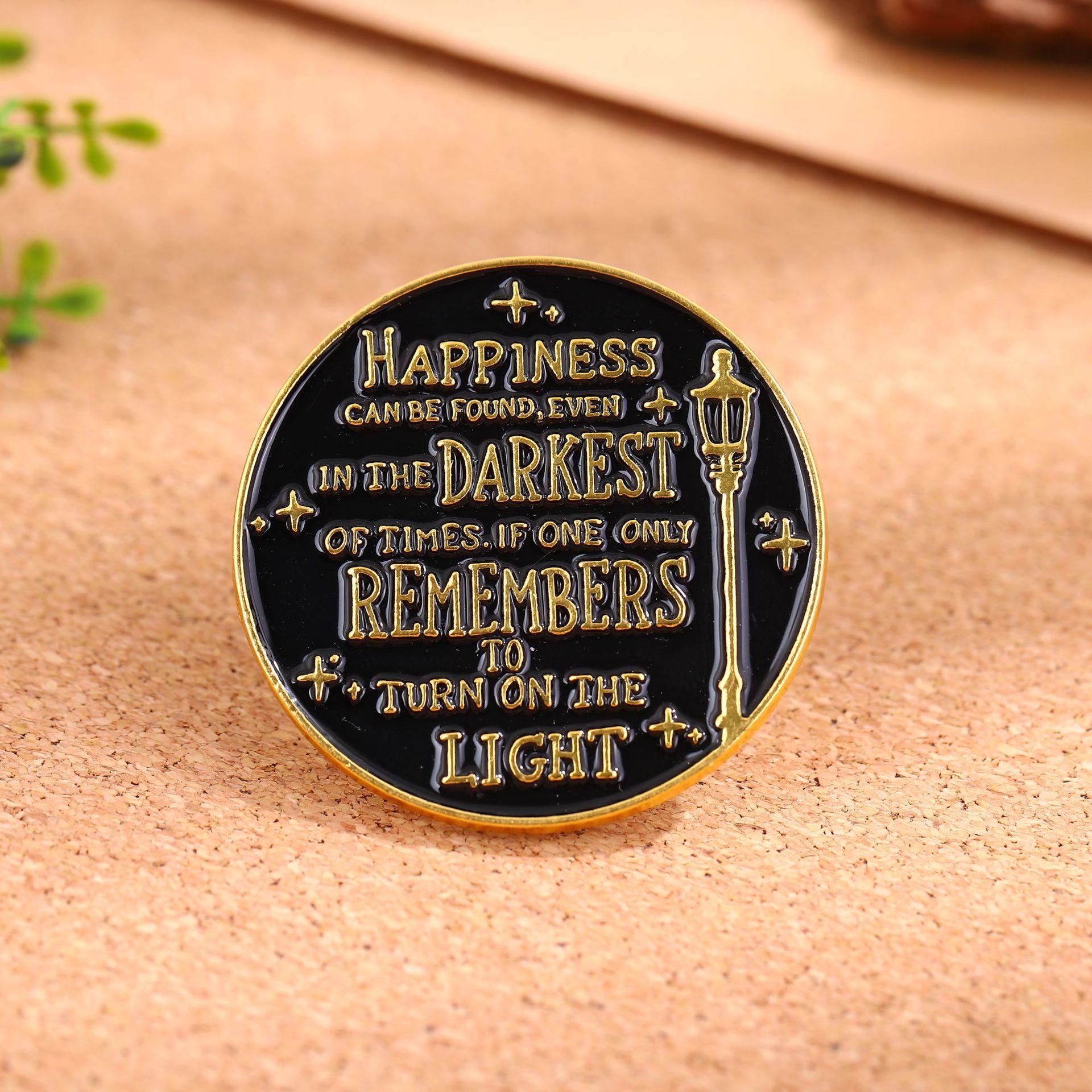 Creative English Alphabet Brooch, Metal Badge Clothing Accessories Bags Clothing Accessories