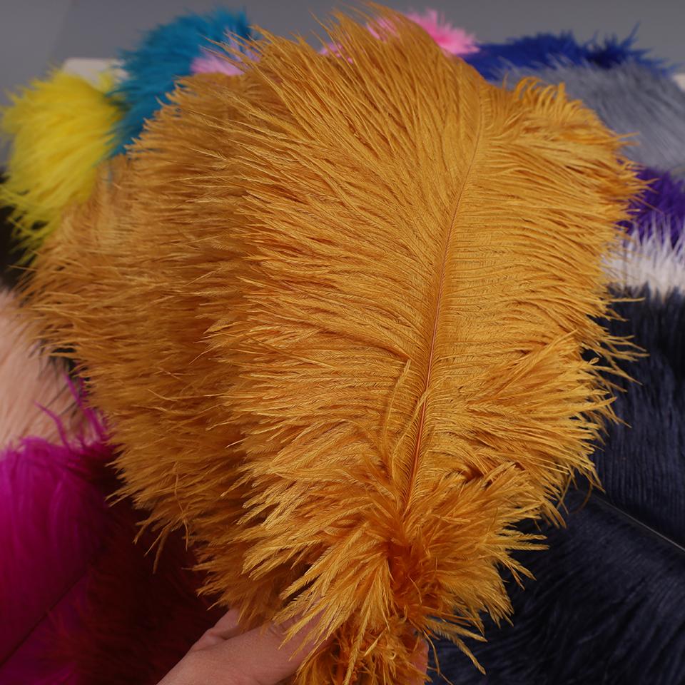 50pcs Ostrich Feathers for Crafts Wedding Decoration Handicraft Accessories Table Centerpieces Carnival Plumas Decor Wholesale