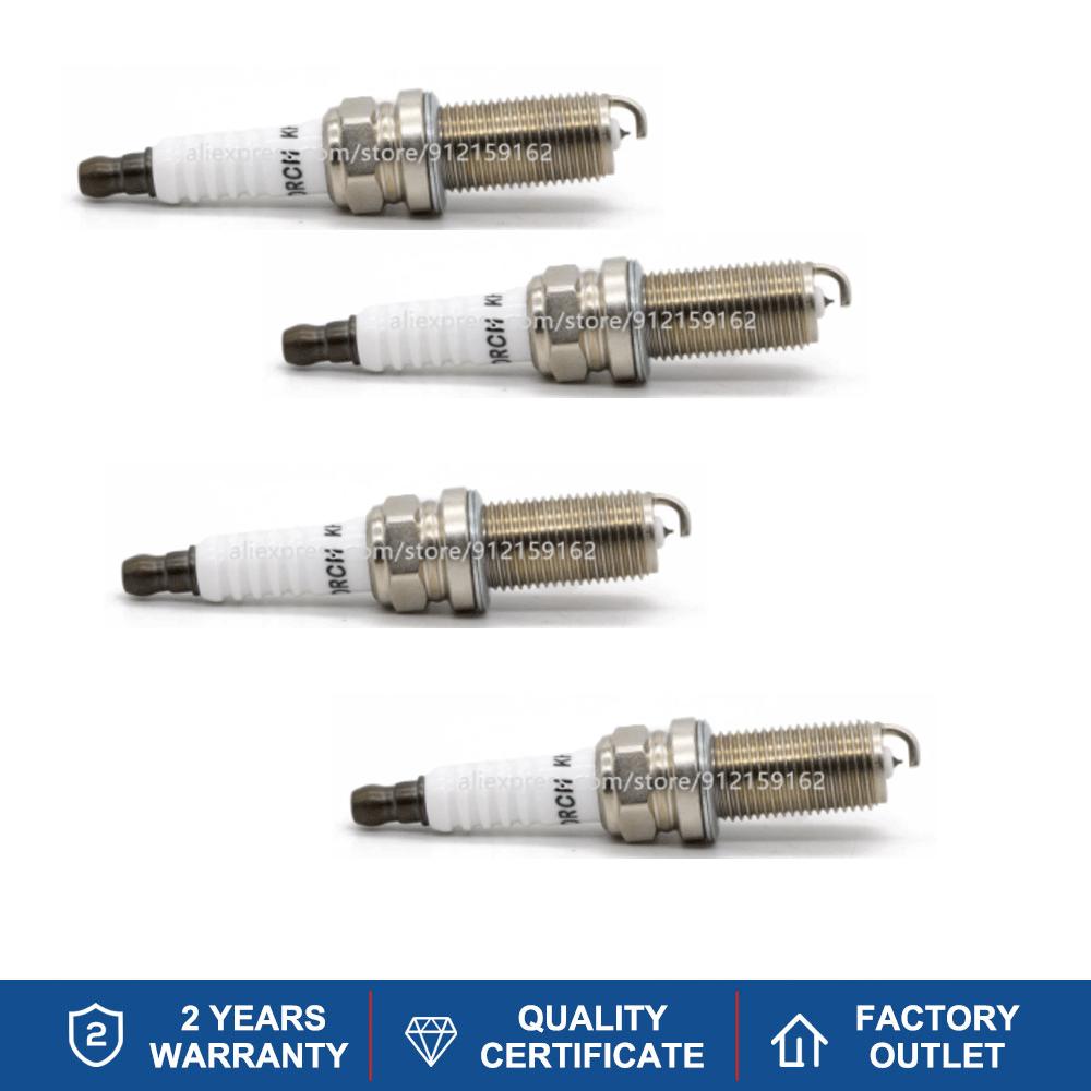 4PCS Iridium Spark Plugs TORCH QH5RTIP-13 Replace for Candles ILTR5K13 FORD 5158132 CV6E-12405-AA 3811/ILTR5A-13G GM 12597464 4 pieces with box