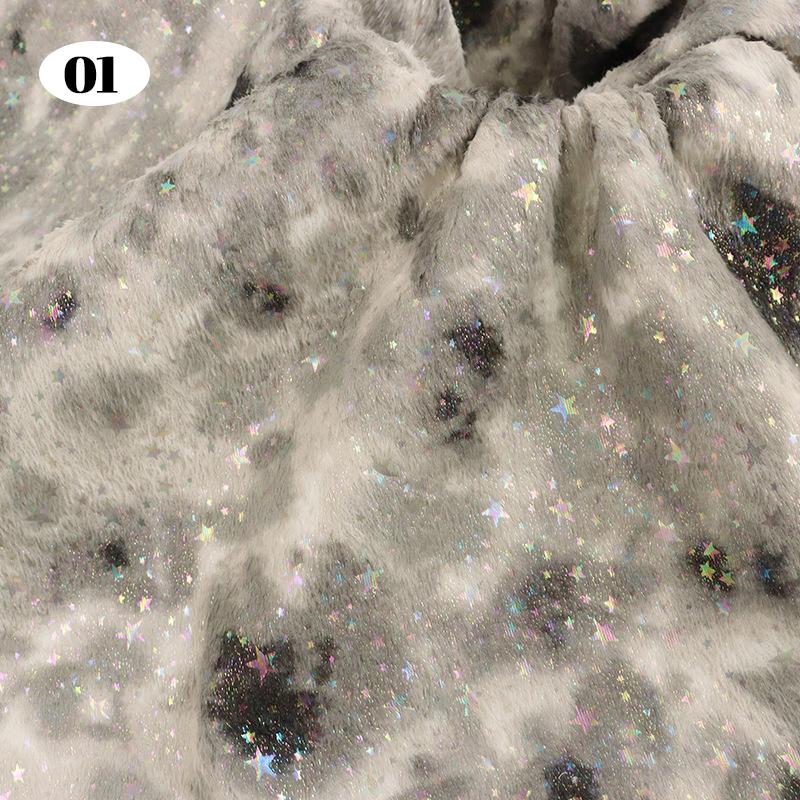 

100x160cm Colorful Thicken Warm Lamb Wool Velvet Fabric Soft Faux Rabbit Fur Fabric DIY Sewing Apparel Doll Flannel Lining Coat 100X160cm