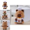 Delightful Capybara Stuffed Animal Keychain With Premium Pp Cotton Filling For Comfort
