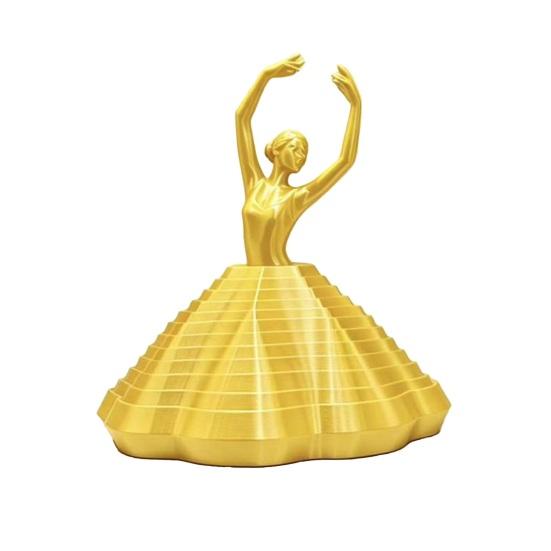 3D Printed Spinning Ballerina Fidget Toy Ballet Dancer Spinner Kinetic Desk Toy Expanded Sensory Stress Relief Toy for Home Office