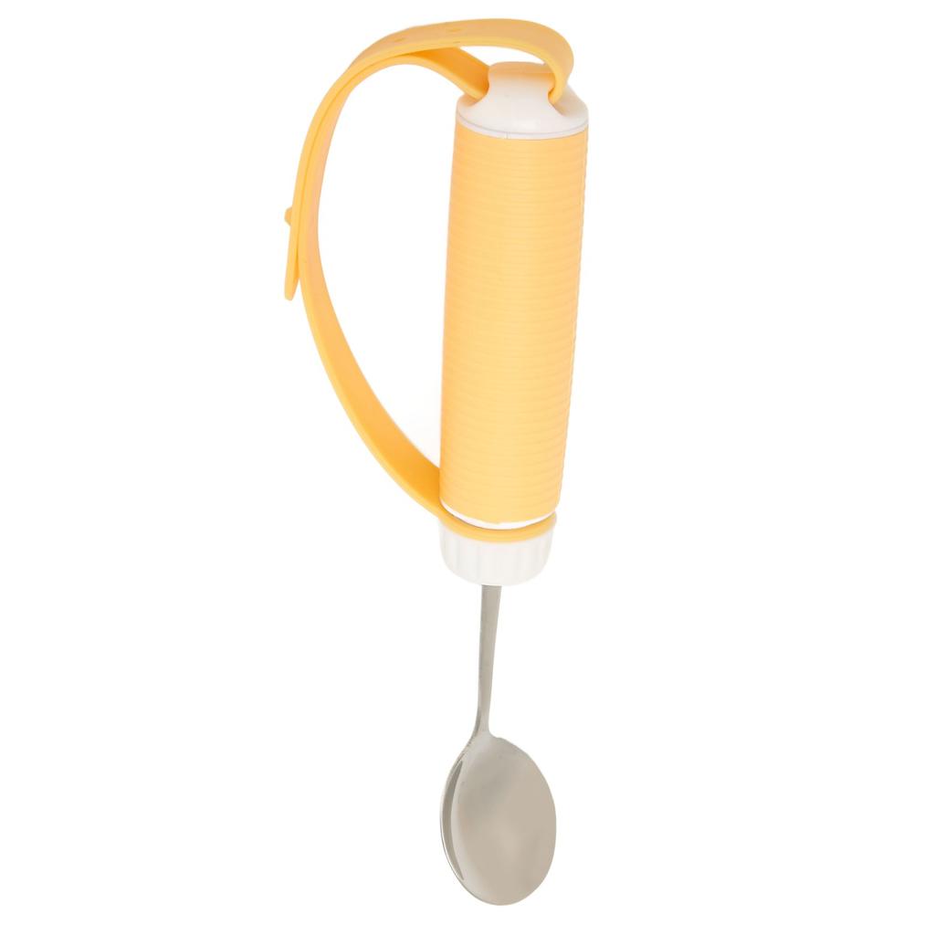 Disabled Patient Spoon Easy Grip Safe Stainless Steel Eating Aids Spoon Tableware Adaptive Utensils for Arthritis