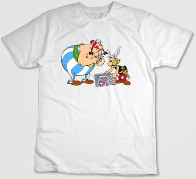 Asterix And Obelix Figure,Short Sleeve T Shirt Men / Woman H162