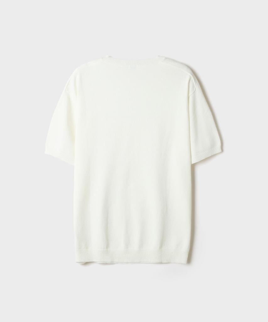 Seupao Boucle Round Neck Short Sleeve Knit_Spkwg37M92