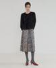 Kwinseulaebis Soft Pleats Midi Skirt_Leopard