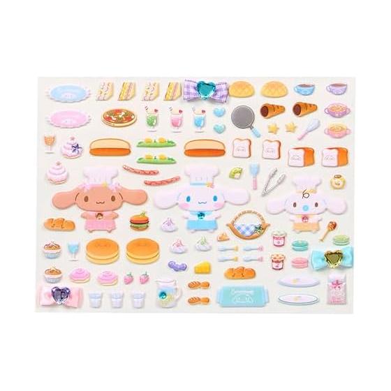 Sanrio Play Sticker Set Cinnamoroll Backing: Paper (PP processing)/Seal: PVC Toys Children Ages 3 and up 155250