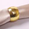 12Pcs Napkin Buckle Simple Napkin Rings Dining Room Ring Models for Wedding Party Napkin Holder Metal Table Decor