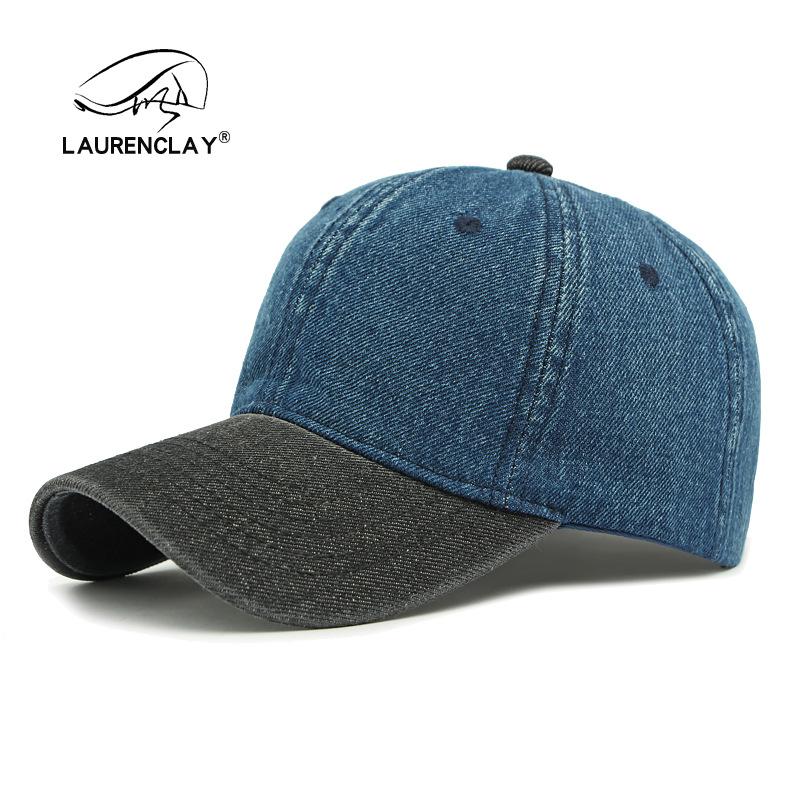 Fashion washed denim baseball cap women's simple outdoor sunscreen personalized color matching cap men's sunshade tide