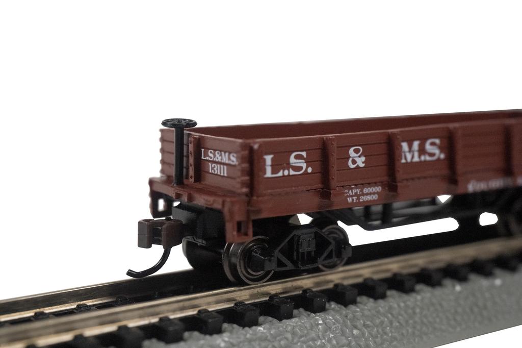 Bachmann Trains - Old Time Gondola - Lakeshore & Michigan Southern - N Scale