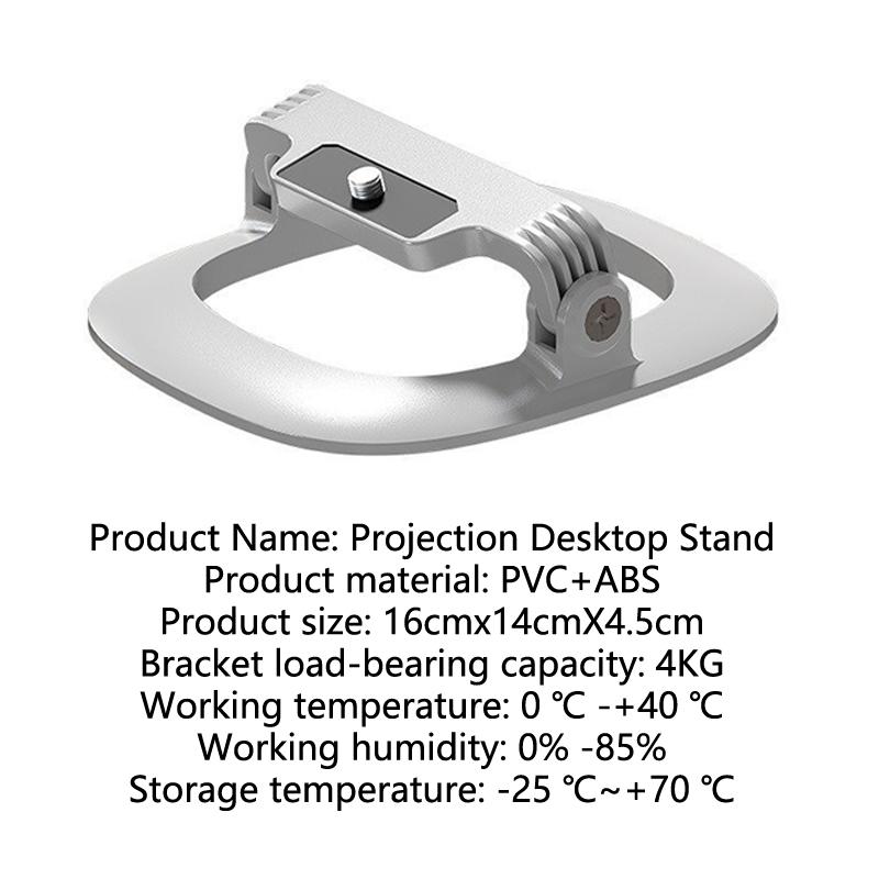 Tischprojektorständer mit verstellbarem Winkel, Projektorhalterung für den Schreibtisch, passend für Jmgo, Xiaomi Mijia und Xgimi.