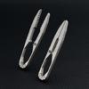 Titaniums Steel Tweezer Outdoor Survivals Travel Small Tweezer for Camping Hikings