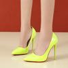 Women's Work Dress ShoesHigh Heels Shoes Sexy Shallow Mouth Pointed Stiletto Single Shoes Plus Size 35-45  High Heel Pumps
