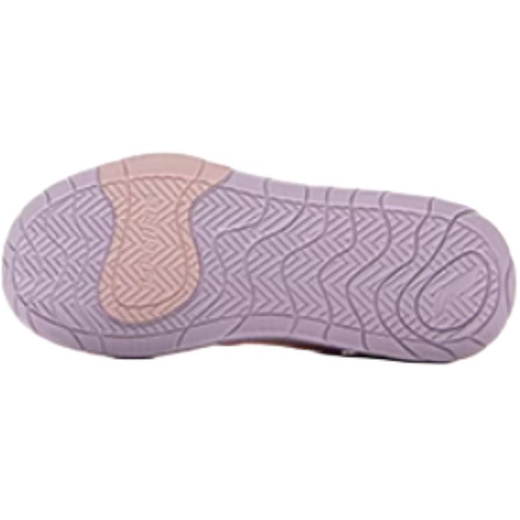 Li Ning Sports Lifestyle Series Comfortable Fashion Shock Absorption Rebound Low-Top Kids Casual Shoes Kids Casual Shoes Light-Pink YKNV052-2