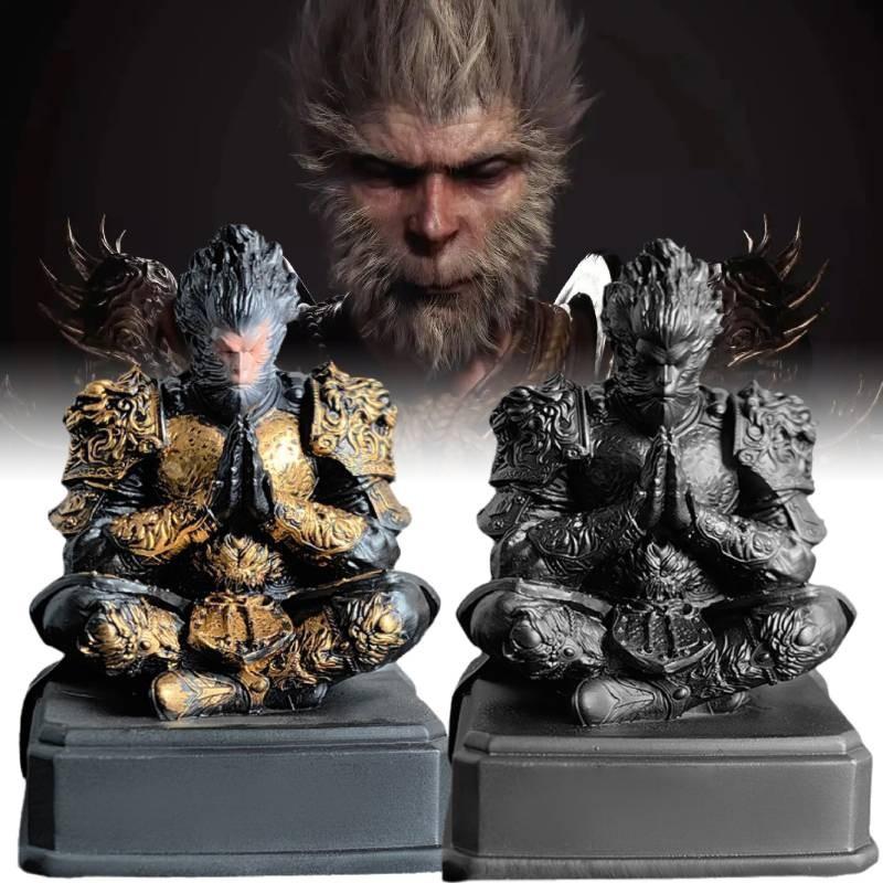 Stunning Black Myth Wukong Resin Decorative Statue Of The Monkey King For Home Decor