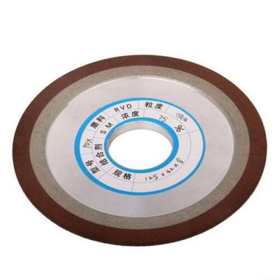 Hard-Steel 1-Tapered Side Diamond Grinding Wheel Polished Alloy 125mm 180Grit