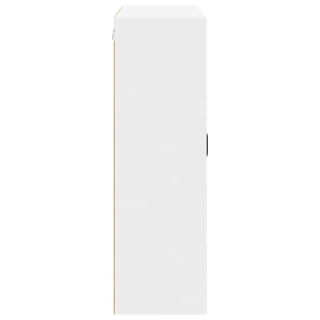 Wall Cabinet LUCCA White 80 X 31 X 100 Cm Particleboard