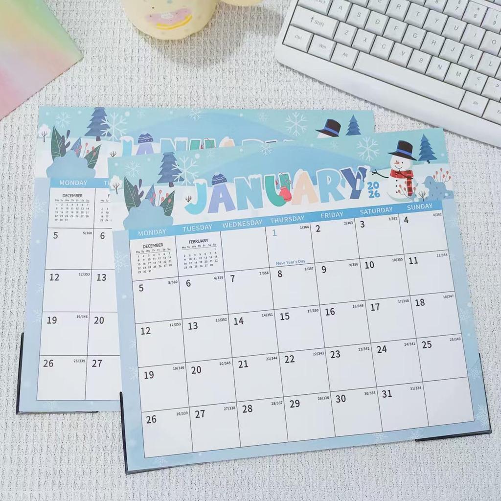 2026 Magnetic Refrigerator Family Calendar 18-Month Fridge Calendar to June 2027 Tear-Off Calendar Schedule Planner Calendar