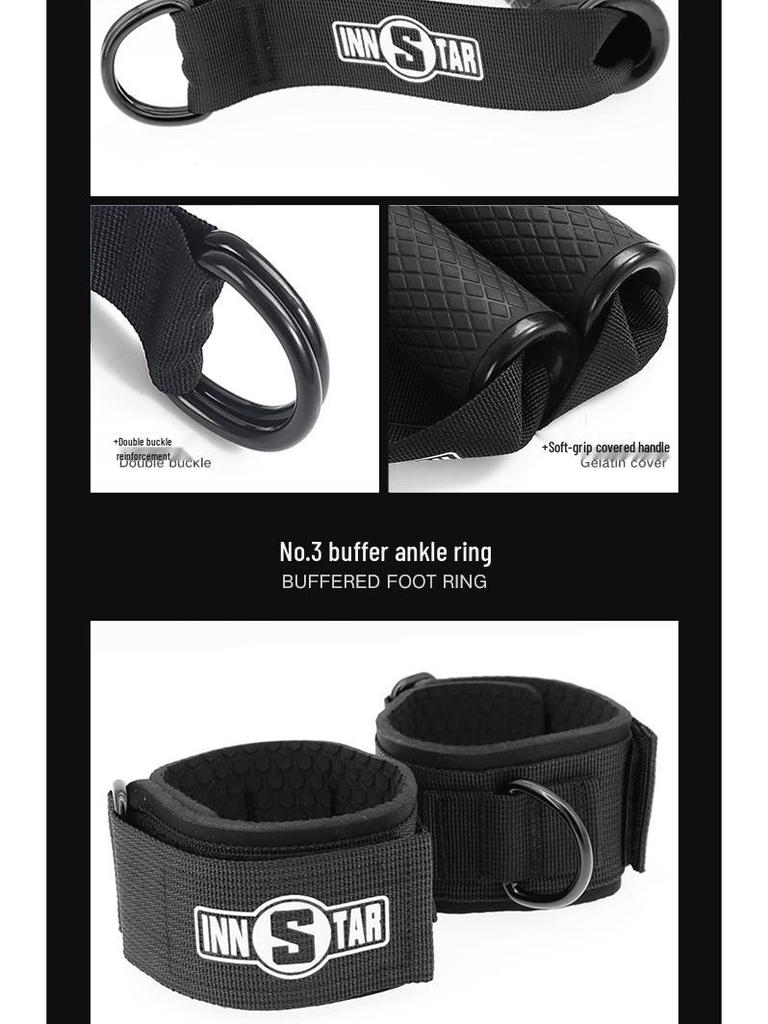 INNSTAR 11-Piece Resistance Band Set for Home Fitness & Strength Training