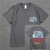 Nuova T-shirt Hip Hop Estiva Uomo Donna Cactus Jack Harajuku T-shirt WISH YOU WERE HERE Stampa Lettere Magliette Top