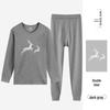 Men's Cotton Thermal Underwear Set for Autumn & Winter – Youth Round Neck Antibacterial