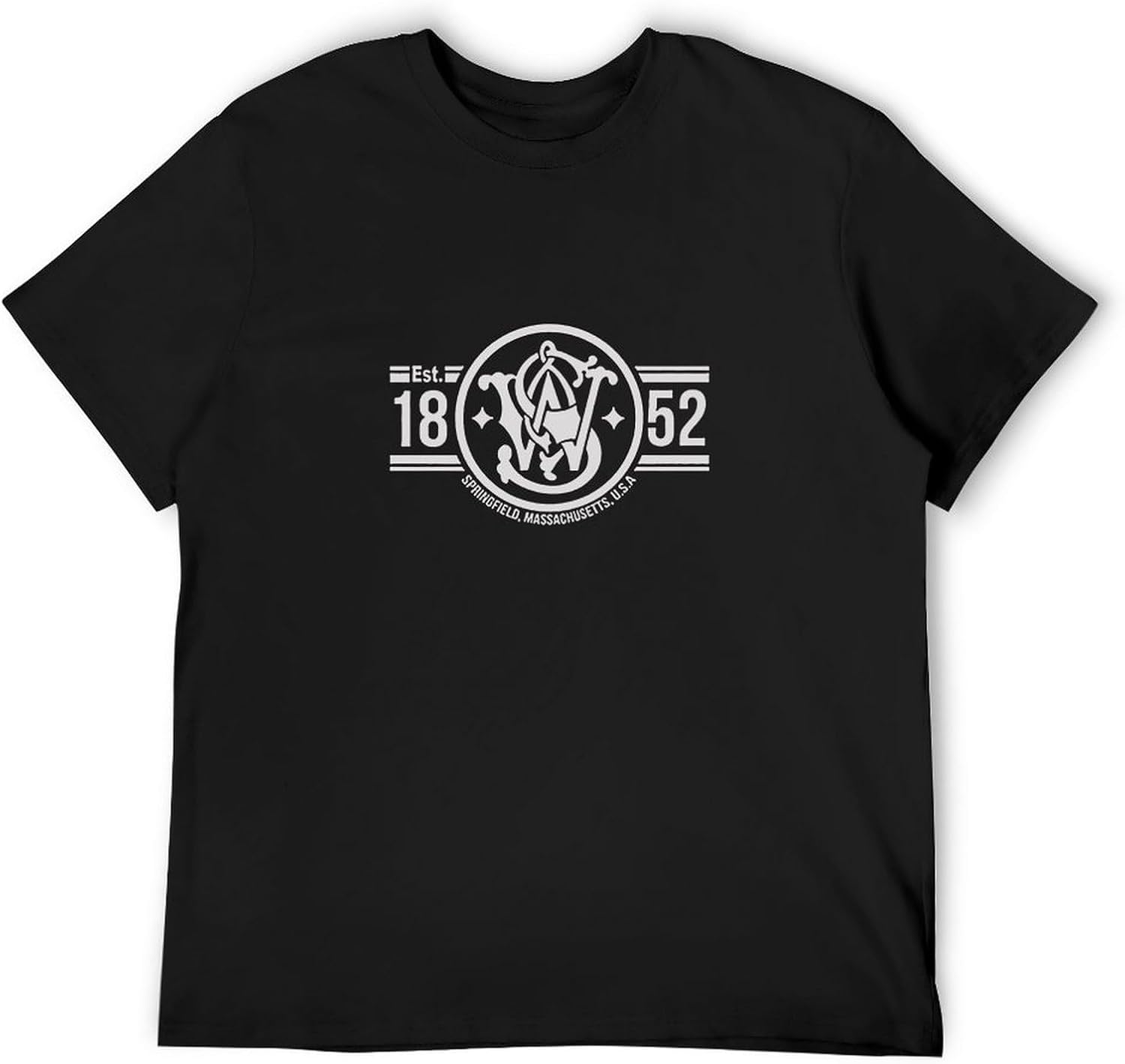 Smith and Wesson Firearms Sniper Rif T-Shirt Mens Unisex Tees XS чёрный