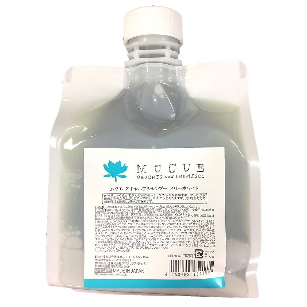 

Mukue Scalp Shampoo Merry White Cream 600ml