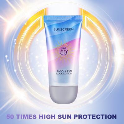 Ενυδατική αντηλιακή κρέμα SPF 50+ Anti-UV Sunblock Cream Concealer Προστασία προσώπου Λοσιόν σώματος Αδιάβροχη μακράς διάρκειας