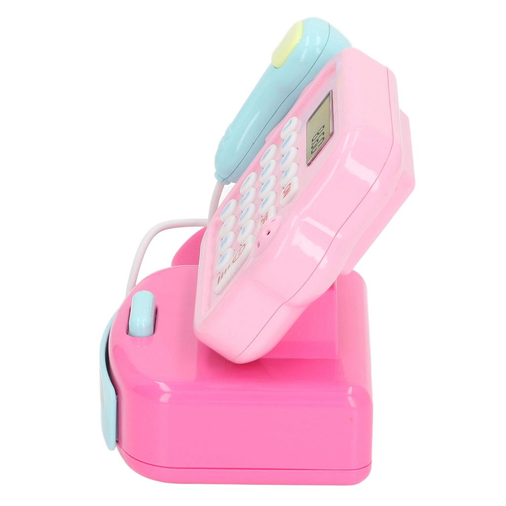 Cash Register Toy Educational Interactive Sound Light Electronic Kids Store Pretend Play Toy for