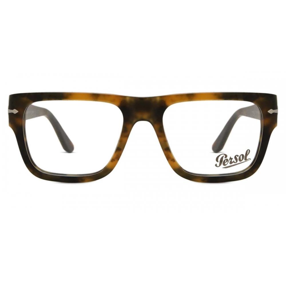

Persol Po3348v 1210 Unisex Eyeglasses Brown Tortoise/55-20-145
