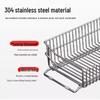 Beifu Retractable 304 Stainless Steel Over-Sink Dish Rack