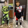 Set di abbigliamento da motocross per bambini 4 5 6 7 8 9 10 11 12 13 anni Ragazzi Bambino Motociclista Ragazzo Ragazza Maglia Pantaloni Kit tuta da corsa Fuoristrada Enduro MX MTB