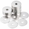 [M4 (4.5mm) Outer Diameter 20mm Thickness 1mm] SUS304 Stainless Steel Large Washers, Pack of 36