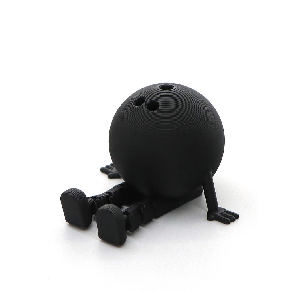 Sports-themed Seated Miniature Figures Of Various Spheres
