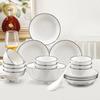 Haolaibao 18-Piece Chinese Ceramic Dinnerware Set