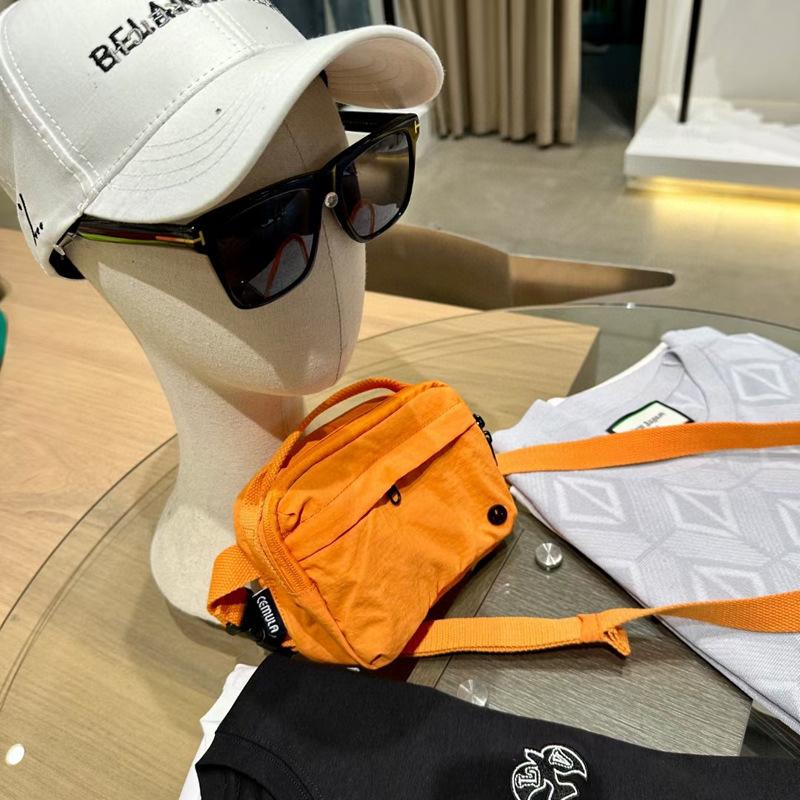 Macaron Small Square Bag Waterproof Lightweight Chest Bag Casual All-match Small Bag Single Shoulder Crossbody Phone Bag Portable