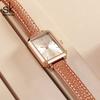 Yonghong Women'S Watch Women'S Niche High-End Temperament Small Brown Watch Square Watch Women'S Guangzhou Watch 0185