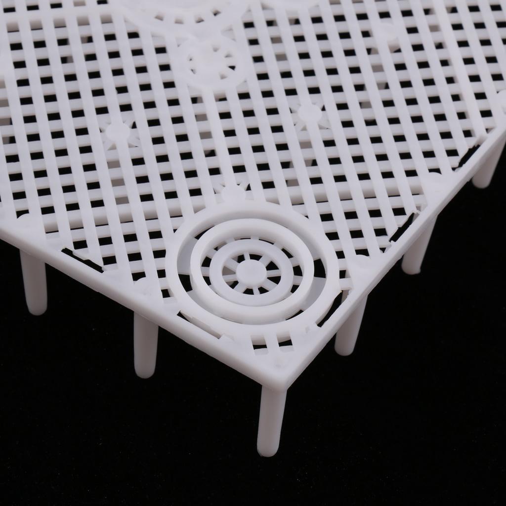 Undergravel Aquarium Filter Plate Plastic Bottom Board Fish Tank Accessory for Aquarium Equipment and Setup