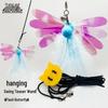 Interactive Hanging Butterfly Cat Teaser Toy