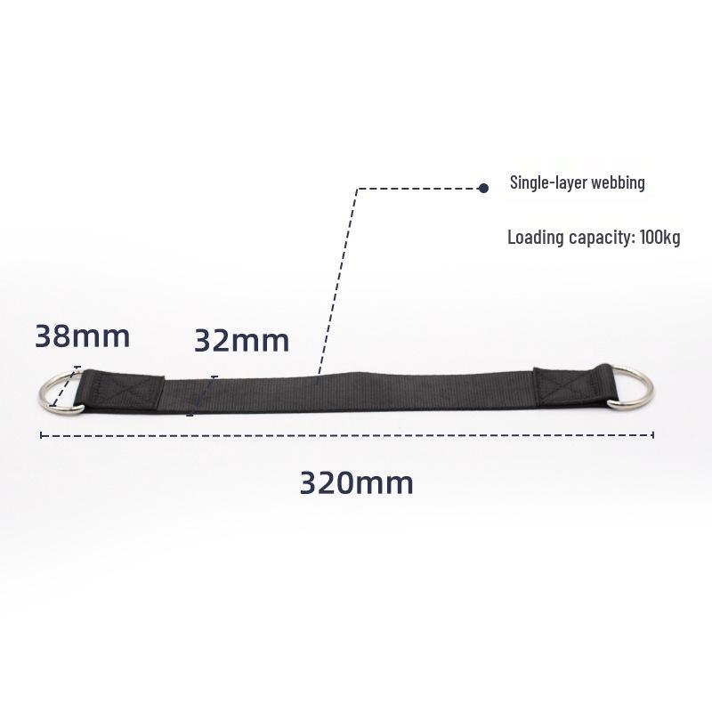 Pull-up Bar & Resistance Band Set with Swing Rings and Sandbag Straps