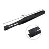 8 Styles Black Carbon Fiber Plastic Tweezers Kit for Nail Art DIY Picking Needle Nose Pointed Curved Flat Tip Tweezers