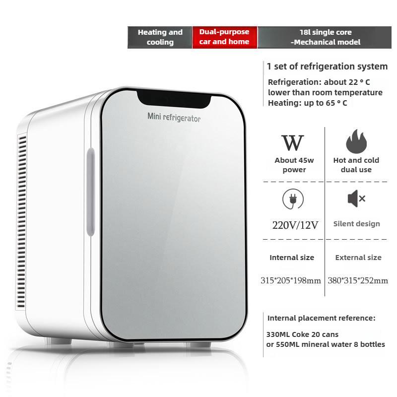 Large Capacity Car Refrigerator Portable Car Home Dual-use Mini Fridge Student Dormitory Small Freezer