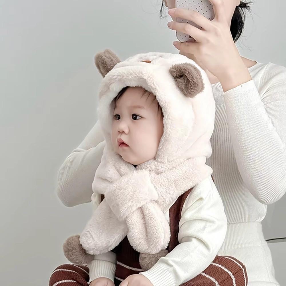 Soft Warm Fluffy Fur Hat Ear Protection Cartoon Beanie Lightweight Windproof Thermal Headgear Winter
